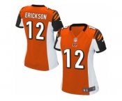 Women Nike Cincinnati Bengals #12 Alex Erickson Game Orange Alternate NFL Jersey