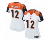 Women Nike Cincinnati Bengals #12 Alex Erickson Game White NFL Jersey