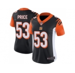 Women Nike Cincinnati Bengals #53 Billy Price Black Team Color Stitched NFL Vapor Untouchable Limited Jersey