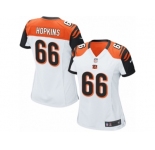 Women Nike Cincinnati Bengals #66 Trey Hopkins Game White NFL Jersey