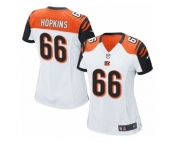 Women Nike Cincinnati Bengals #66 Trey Hopkins Game White NFL Jersey