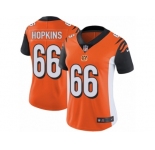 Women Nike Cincinnati Bengals #66 Trey Hopkins Orange Alternate Vapor Untouchable Limited Player NFL Jersey