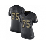 Women Nike Cincinnati Bengals #75 Jordan Willis Limited Black 2016 Salute to Service NFL Jersey