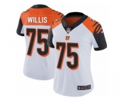 Women Nike Cincinnati Bengals #75 Jordan Willis White Vapor Untouchable Limited Player NFL Jersey