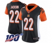 Women's Cincinnati Bengals #22 William Jackson Black Team Color Vapor Untouchable Limited Player 100th Season Football Jersey