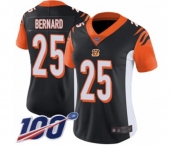 Women's Cincinnati Bengals #25 Giovani Bernard Black Team Color Vapor Untouchable Limited Player 100th Season Football Jersey