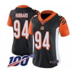 Women's Cincinnati Bengals #94 Sam Hubbard Black Team Color Vapor Untouchable Limited Player 100th Season Football Jersey