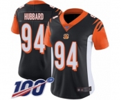 Women's Cincinnati Bengals #94 Sam Hubbard Black Team Color Vapor Untouchable Limited Player 100th Season Football Jersey