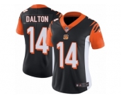 Women's Nike Cincinnati Bengals #14 Andy Dalton Vapor Untouchable Limited Black Team Color NFL Jersey