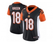 Women's Nike Cincinnati Bengals #18 A.J. Green Vapor Untouchable Limited Black Team Color NFL Jersey