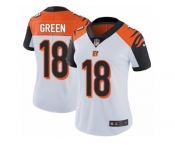 Women's Nike Cincinnati Bengals #18 A.J. Green Vapor Untouchable Limited White NFL Jersey