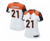 Women's Nike Cincinnati Bengals #21 Darqueze Dennard Game Orange Alternate NFL Jersey