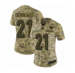 Women's Nike Cincinnati Bengals #21 Darqueze Dennard Limited Camo 2018 Salute to Service NFL Jersey