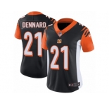 Women's Nike Cincinnati Bengals #21 Darqueze Dennard Vapor Untouchable Limited Black Team Color NFL Jersey