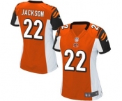 Women's Nike Cincinnati Bengals #22 William Jackson Game Orange Alternate NFL Jersey