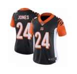 Women's Nike Cincinnati Bengals #24 Adam Jones Vapor Untouchable Limited Black Team Color NFL Jersey