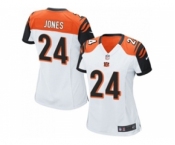 Women's Nike Cincinnati Bengals #24 Adam Jones White Alternate NFL Jersey