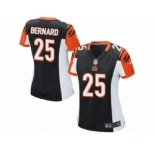Women's Nike Cincinnati Bengals #25 Giovani Bernard Game Black Team Color NFL Jersey