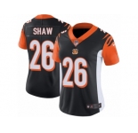 Women's Nike Cincinnati Bengals #26 Josh Shaw Vapor Untouchable Limited Black Team Color NFL Jersey
