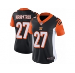 Women's Nike Cincinnati Bengals #27 Dre Kirkpatrick Vapor Untouchable Limited Black Team Color NFL Jersey