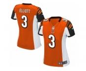 Women's Nike Cincinnati Bengals #3 Jake Elliott Limited Orange Alternate NFL Jersey