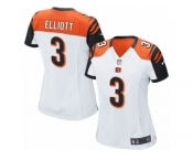 Women's Nike Cincinnati Bengals #3 Jake Elliott Limited White NFL Jersey