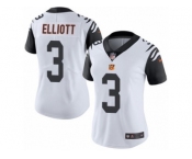 Women's Nike Cincinnati Bengals #3 Jake Elliott Limited White Rush NFL Jersey