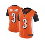 Women's Nike Cincinnati Bengals #3 Jake Elliott Vapor Untouchable Limited Orange Alternate NFL Jersey