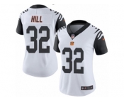 Women's Nike Cincinnati Bengals #32 Jeremy Hill Limited White Rush NFL Jersey