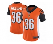 Women's Nike Cincinnati Bengals #36 Shawn Williams Vapor Untouchable Limited Orange Alternate NFL Jersey
