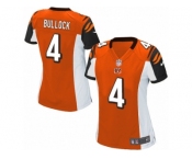 Women's Nike Cincinnati Bengals #4 Randy Bullock Limited Orange Alternate NFL Jersey