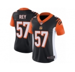 Women's Nike Cincinnati Bengals #57 Vincent Rey Vapor Untouchable Limited Black Team Color NFL Jersey