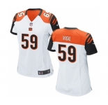 Women's Nike Cincinnati Bengals #59 Nick Vigil White NFL Jersey