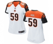 Women's Nike Cincinnati Bengals #59 Nick Vigil White NFL Jersey