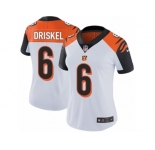 Women's Nike Cincinnati Bengals #6 Jeff Driskel Vapor Untouchable Limited White NFL Jersey