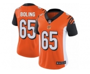 Women's Nike Cincinnati Bengals #65 Clint Boling Vapor Untouchable Limited Orange Alternate NFL Jersey
