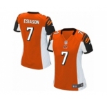 Women's Nike Cincinnati Bengals #7 Boomer Esiason Game Orange Alternate NFL Jersey