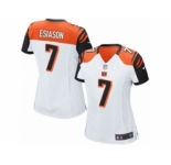 Women's Nike Cincinnati Bengals #7 Boomer Esiason Game White NFL Jersey