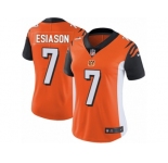 Women's Nike Cincinnati Bengals #7 Boomer Esiason Vapor Untouchable Limited Orange Alternate NFL Jersey