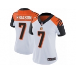 Women's Nike Cincinnati Bengals #7 Boomer Esiason Vapor Untouchable Limited White NFL Jersey