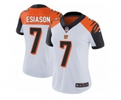 Women's Nike Cincinnati Bengals #7 Boomer Esiason Vapor Untouchable Limited White NFL Jersey