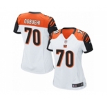 Women's Nike Cincinnati Bengals #70 Cedric Ogbuehi Game White NFL Jersey