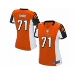 Women's Nike Cincinnati Bengals #71 Andre Smith Game Orange Alternate NFL Jersey