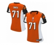 Women's Nike Cincinnati Bengals #71 Andre Smith Game Orange Alternate NFL Jersey