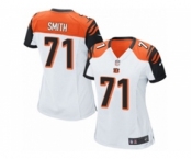 Women's Nike Cincinnati Bengals #71 Andre Smith Game White NFL Jersey