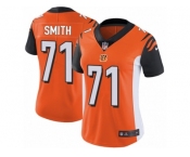Women's Nike Cincinnati Bengals #71 Andre Smith Vapor Untouchable Limited Orange Alternate NFL Jersey