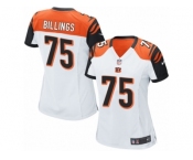 Women's Nike Cincinnati Bengals #75 Andrew Billings Limited White NFL Jersey