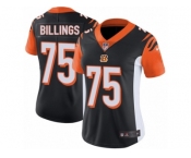 Women's Nike Cincinnati Bengals #75 Andrew Billings Vapor Untouchable Limited Black Team Color NFL Jersey