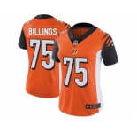 Women's Nike Cincinnati Bengals #75 Andrew Billings Vapor Untouchable Limited Orange Alternate NFL Jersey