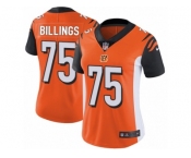 Women's Nike Cincinnati Bengals #75 Andrew Billings Vapor Untouchable Limited Orange Alternate NFL Jersey